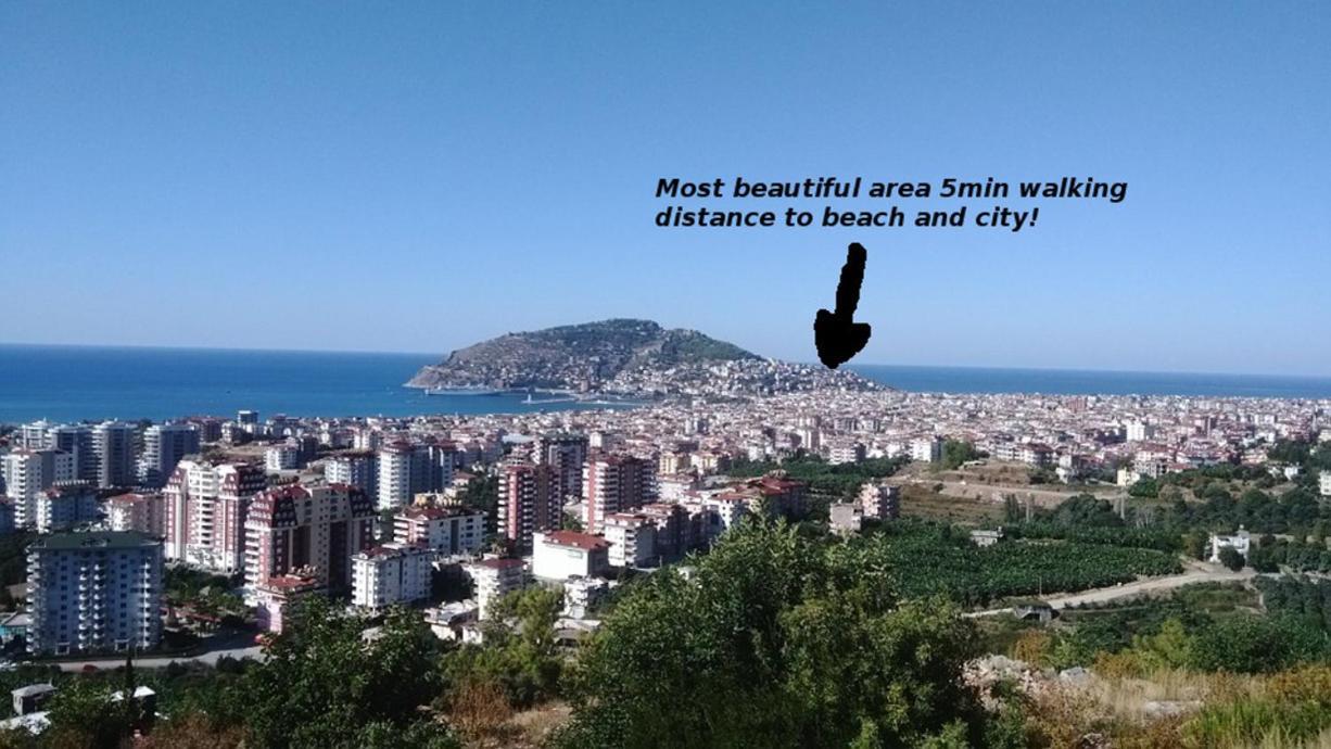 Beautiful Sultan House At Cleopatra Beach 1 With Umbrellas, Balcony, Barbecue, Private 100Mbps Wifi, Smart Tv, Table Games, Vip Trans-Fer - Beautiful Apartmenthouse Alanya Dış mekan fotoğraf